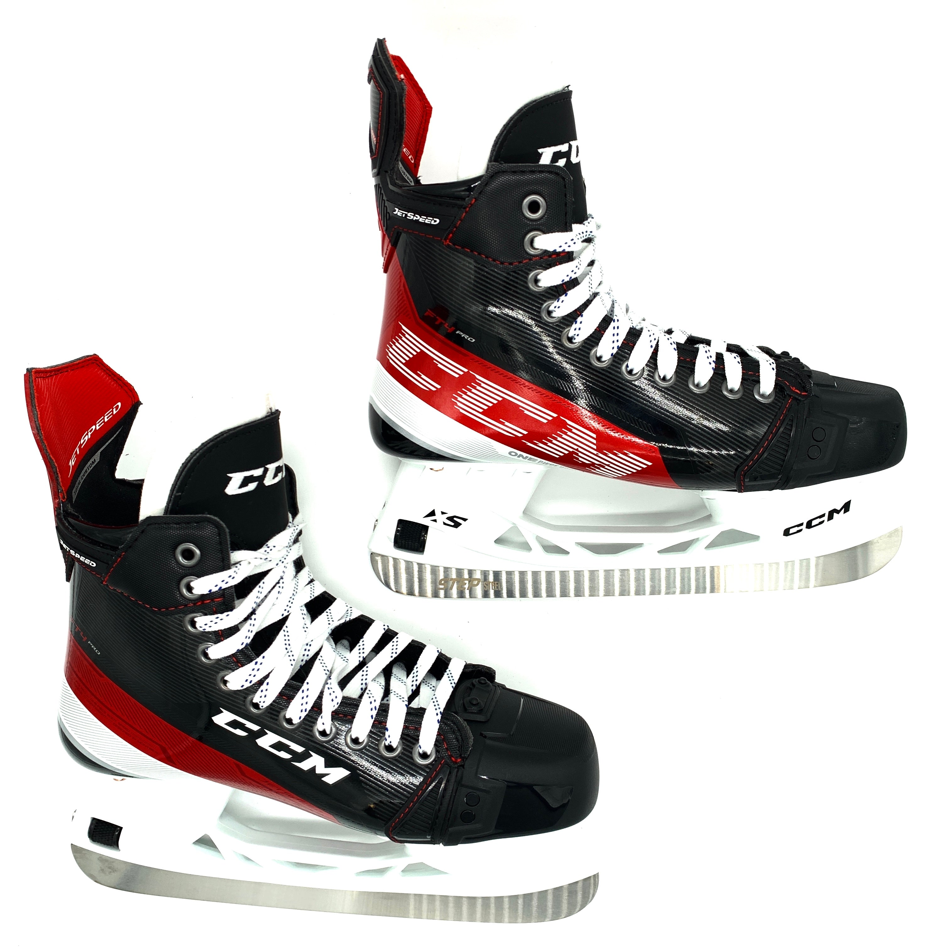 CCM Jetspeed FT4 Pro – Patins de hockey Pro Stock – Taille 9.25D